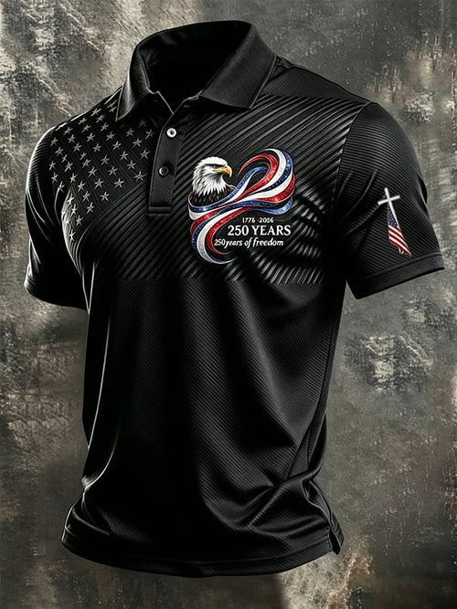 Men's U.S. 250th Anniversary Printed Polo Shirt