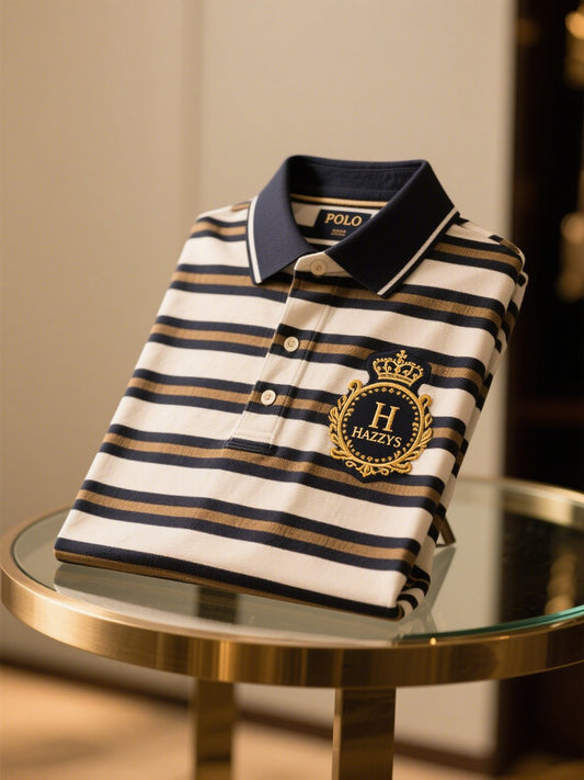 Men's Business Casual Button Short Sleeve Polo Shirt