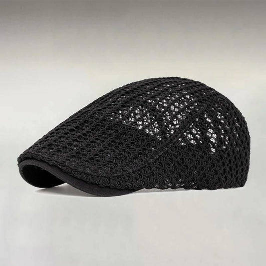 Men's Minimalist Mesh Newsboy Cap