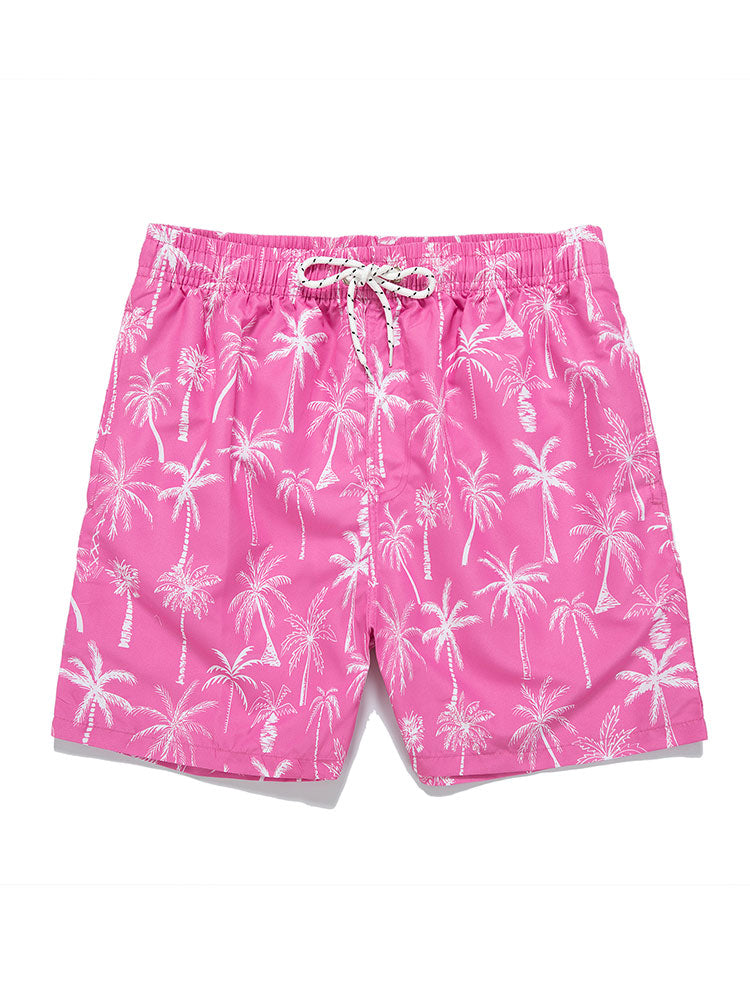 Palm Tree Print Swim Shorts