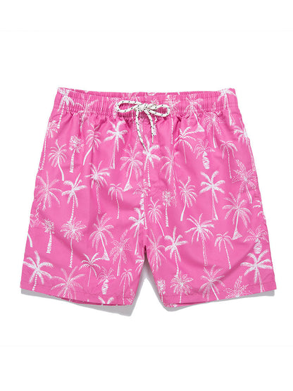 Palm Tree Print Swim Shorts