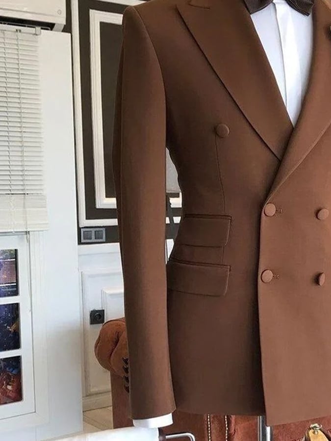 Men's Casual Classic Business Long-Sleeved Suit Jacket
