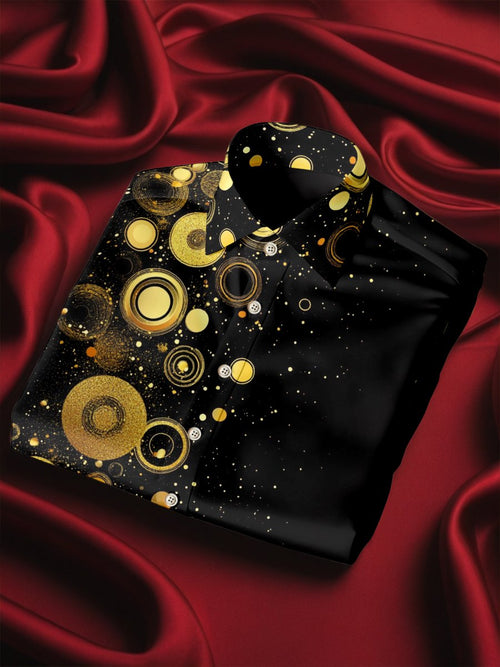 Men's Silk Luxury Business Long Sleeve Shirt