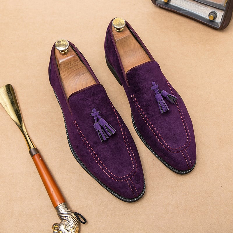 Retro Business Casual Tassel Leather Shoes