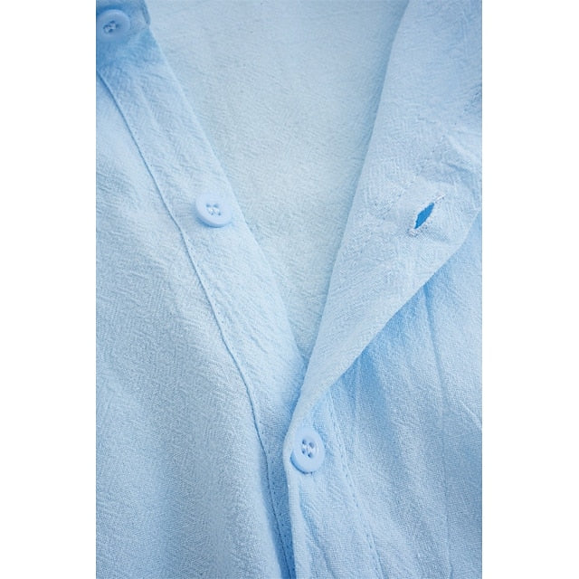 Men's Linen Shirt Summer Shirt Beach Wear Casual Shirt Button Up Shirt Plain Casual Daily Light Yellow White Pink Dark Navy Long-Sleeve Spring & Summer Clothing Apparel