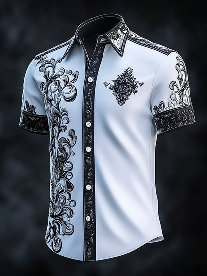 Men's Retro Gothic Dark Shirt