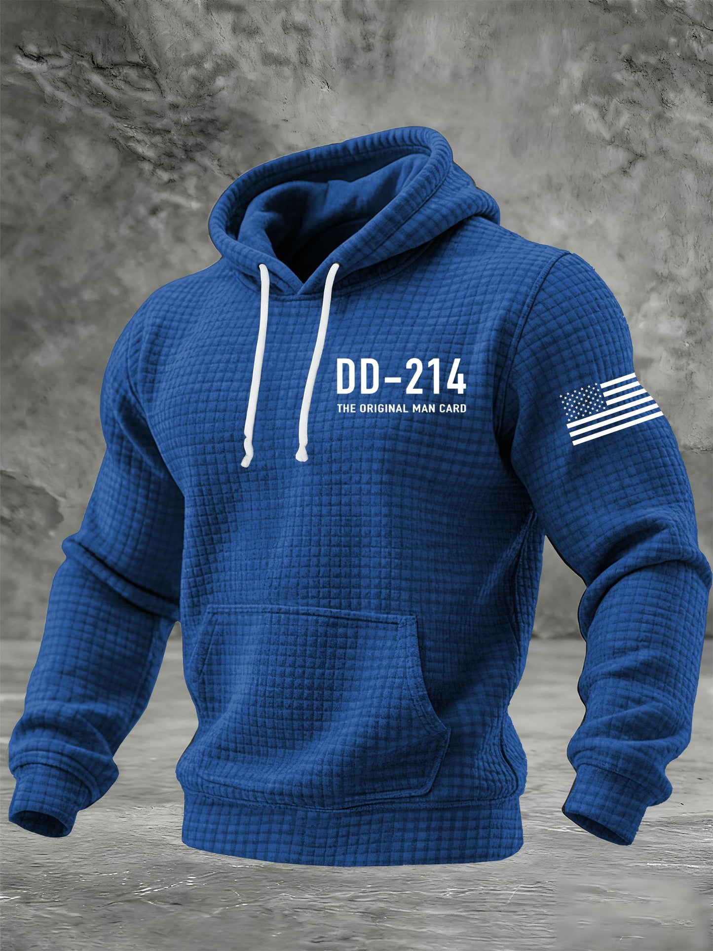 Men's The Original Man Card Printed Hoodie Sweatshirt
