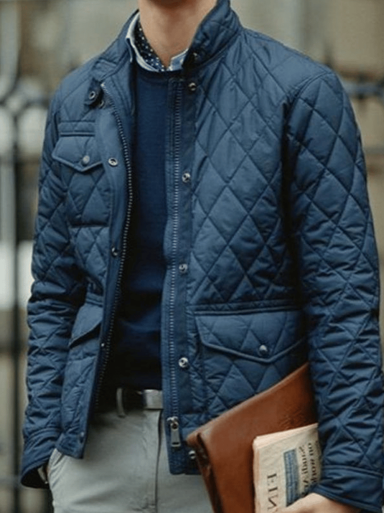Men's Vintage Pleated Cotton Casual Jacket
