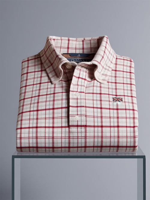Men's Business Casual Union Jack Button Short Sleeve Polo Shirt
