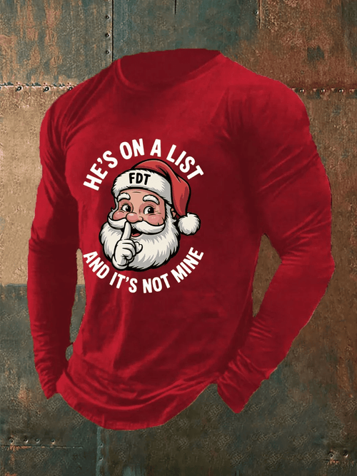 Men's Christmas FDT Print T-shirt