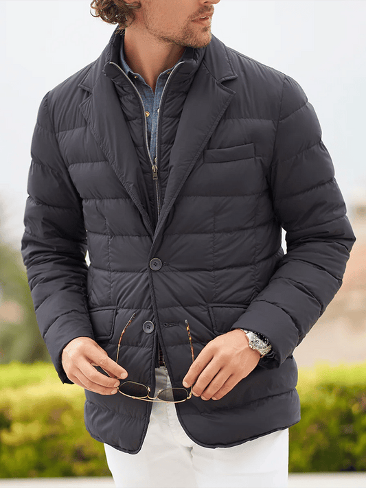 Men's Vintage Pleated Cotton Casual Jacket