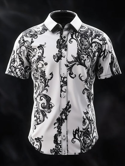Men's Retro Gothic Dark Shirt