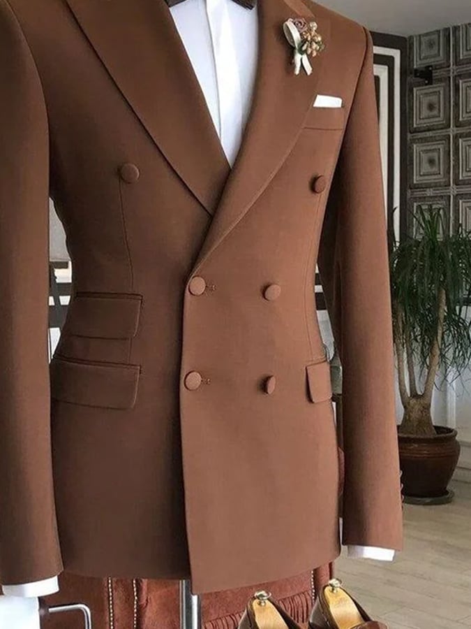 Men's Casual Classic Business Long-Sleeved Suit Jacket