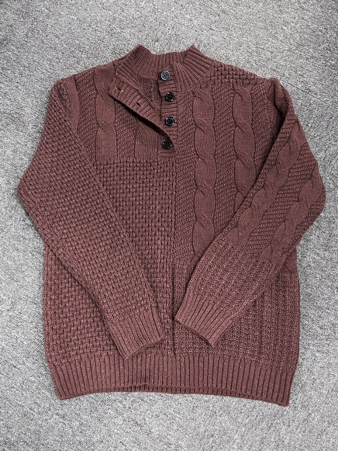 Men's Casual Vintage Woolen Sweater