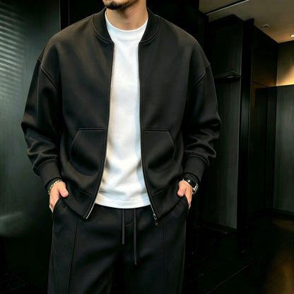 Men's Zipper Cardigan Jacket and Pants Set