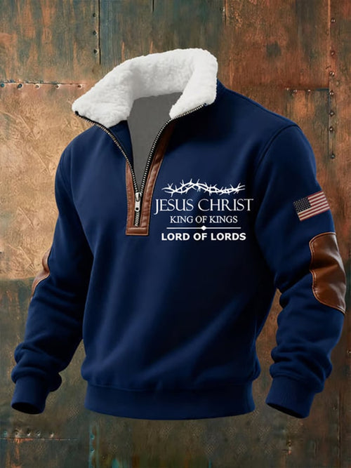 Men'S Faith Print Sweatshirt
