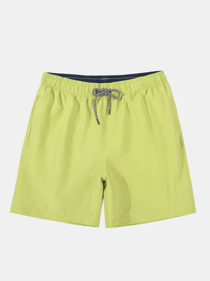 Contrast Waistband Swim Shorts