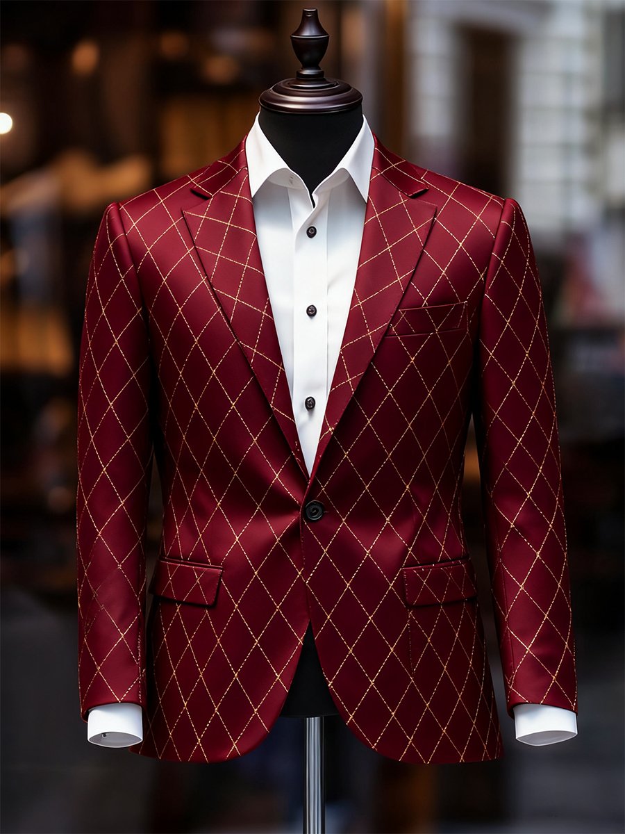 Men's Business Casual Suit Outerwear