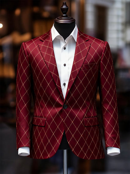 Men's Business Casual Suit Outerwear
