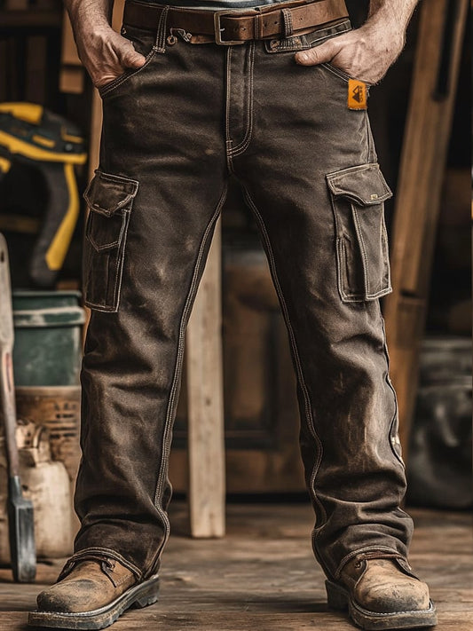 Men's Retro Outdoor Functional Overalls
