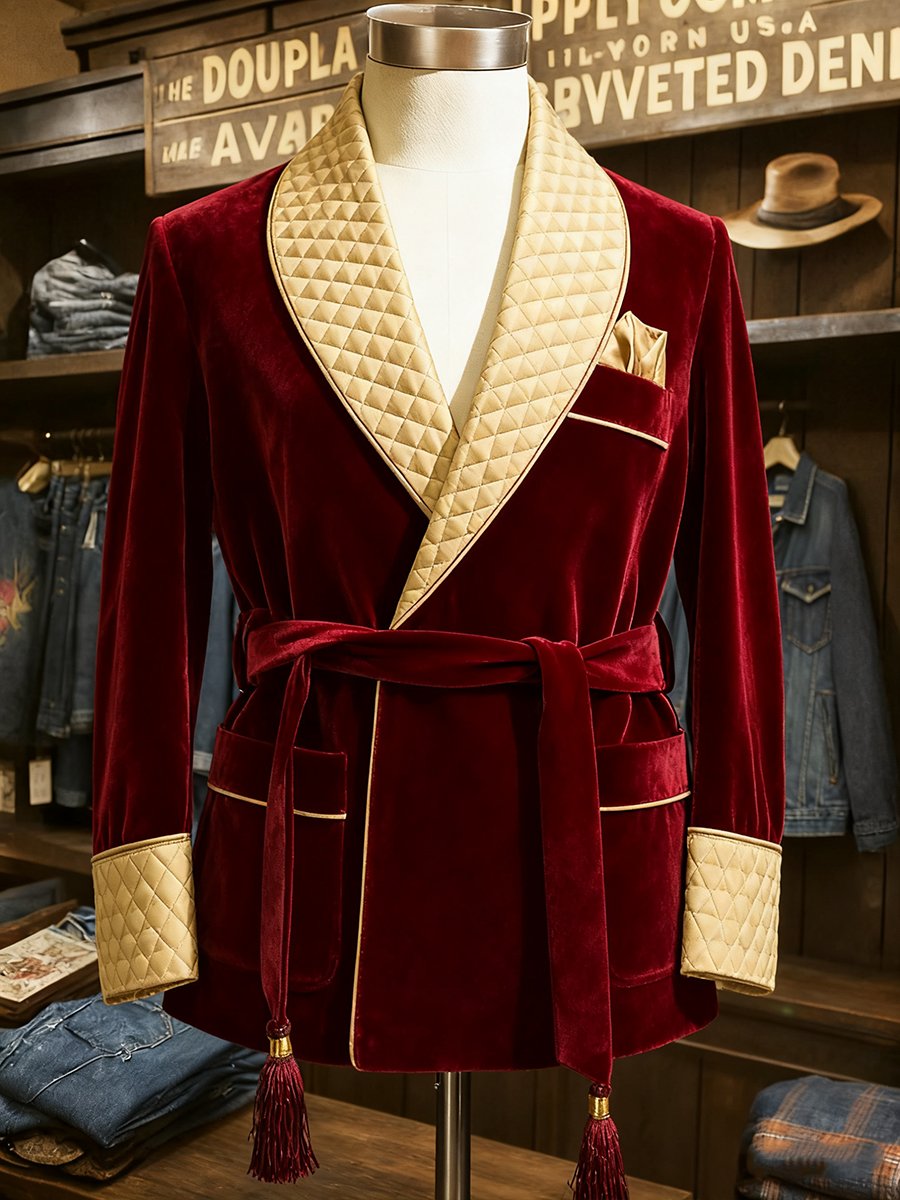 Men's Luxury Christmas Collared Jacket
