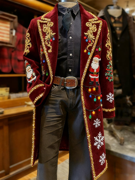 Men's Vintage Christmas Party Casual Jacket