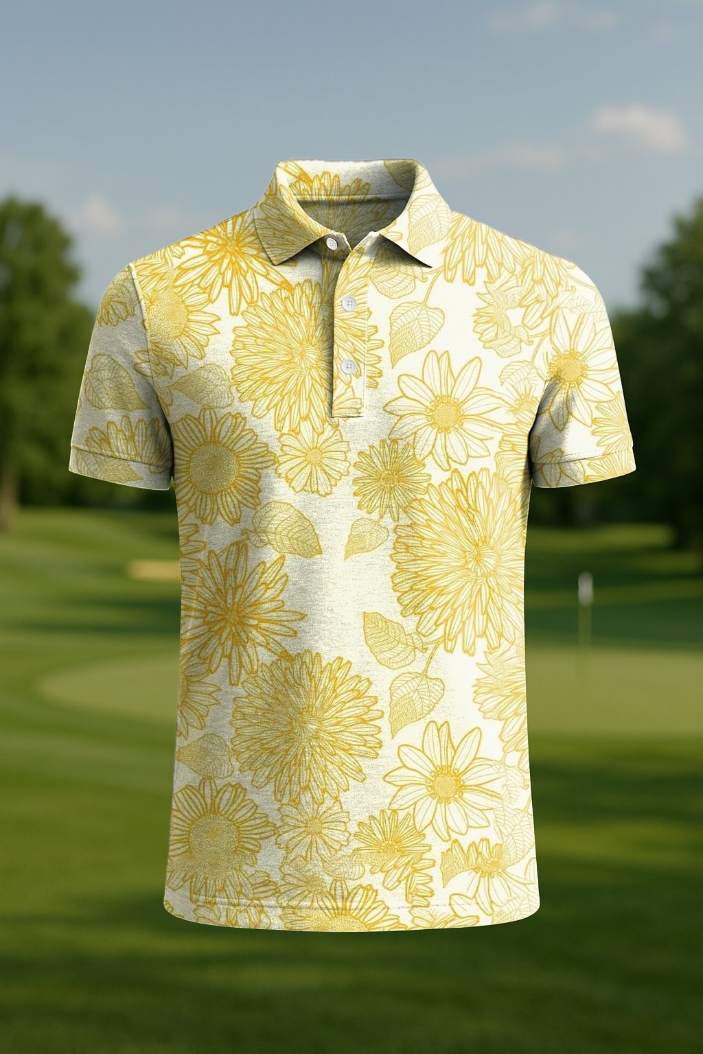 Men's Classic Business Old Money Button Short Sleeve Polo Shirt