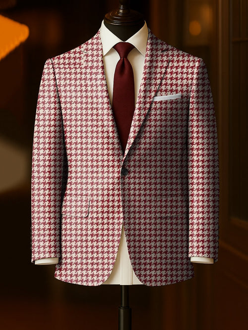 Men's Business Casual Large Pocket Notch Lapel Blazers