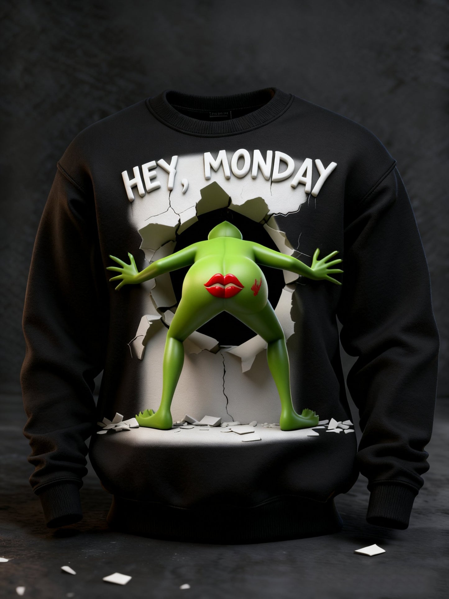 Retro Who Owns The Green Monster Christmas Merry Grinchmas Sweatshirt