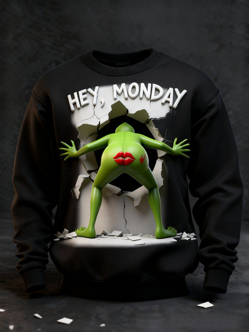 Retro Who Owns The Green Monster Christmas Merry Grinchmas Sweatshirt