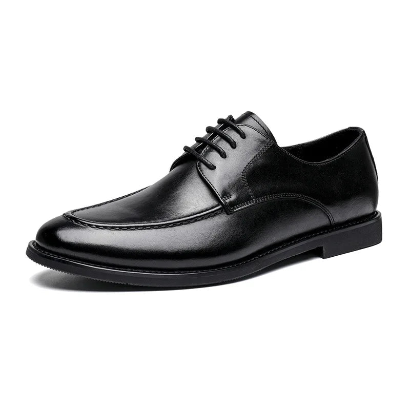 Genuine leather business dress shoes