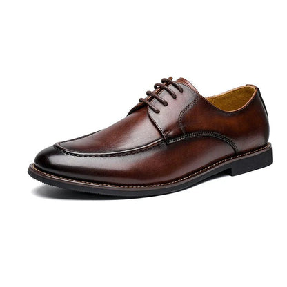Genuine leather business dress shoes