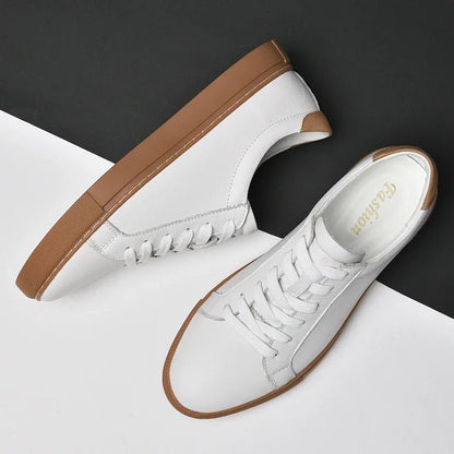 Genuine leather classic casual shoes
