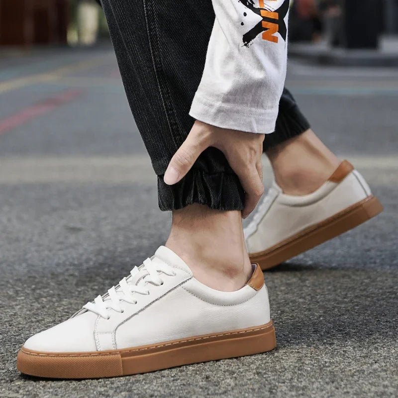 Genuine leather classic casual shoes
