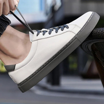 Genuine leather classic casual shoes
