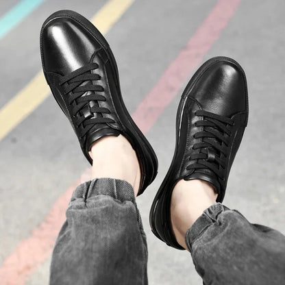 Genuine leather classic casual shoes