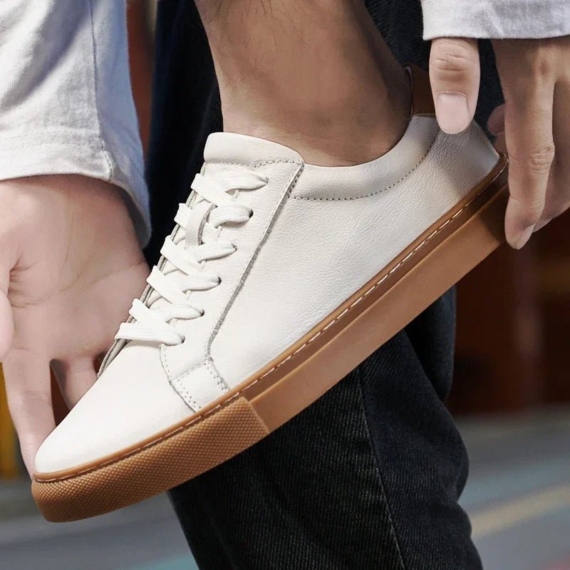 Genuine leather classic casual shoes