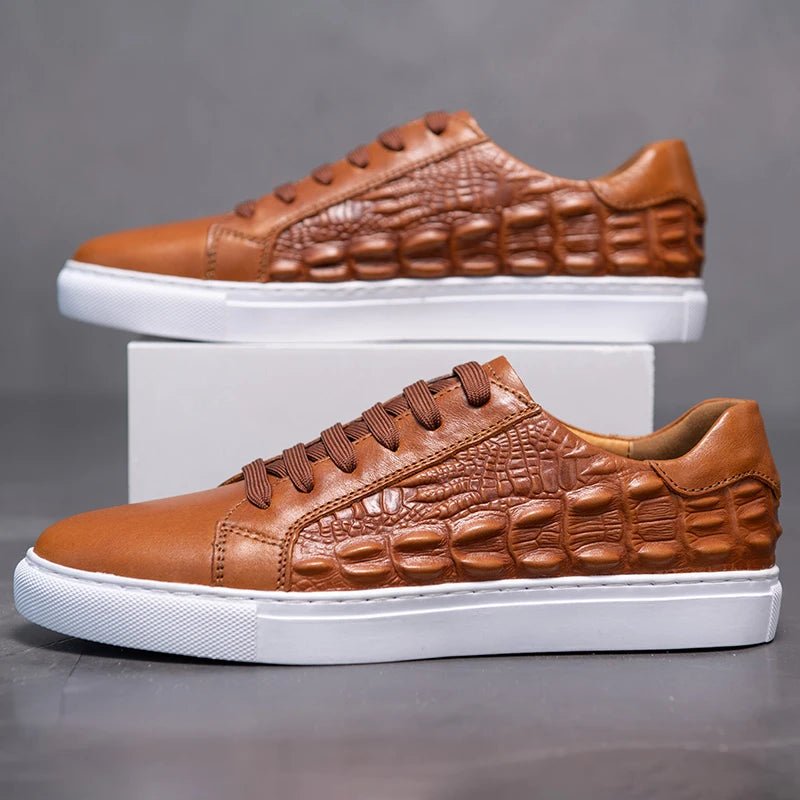 Genuine leather luxury shoes