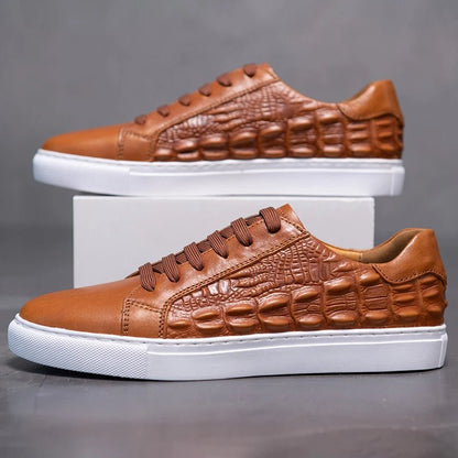 Genuine leather luxury shoes