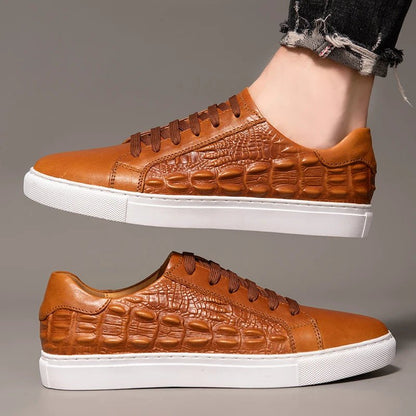 Genuine leather luxury shoes