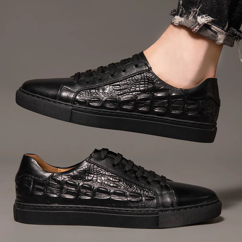 Genuine leather luxury shoes
