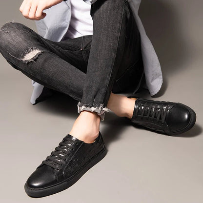 Genuine leather luxury shoes