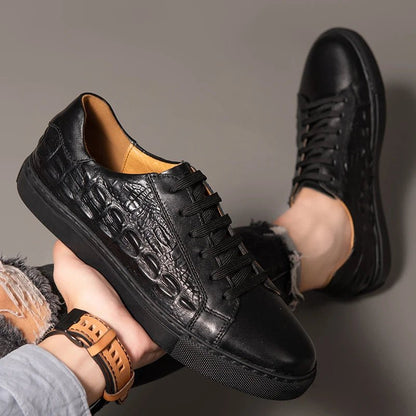 Genuine leather luxury shoes