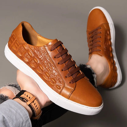 Genuine leather luxury shoes
