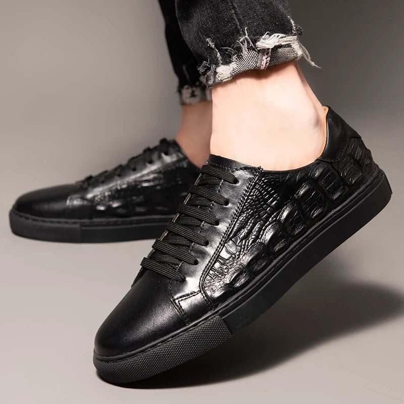 Genuine leather luxury shoes