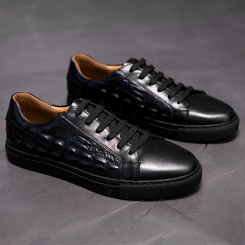 Genuine leather luxury shoes