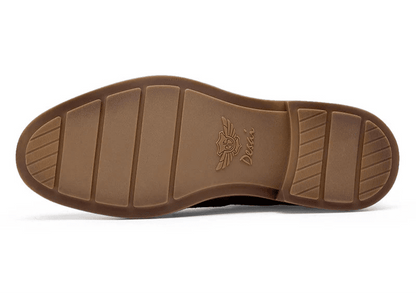 Genuine suede cow leather derby shoes