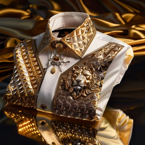 Luxury men's fashion high quality Long Sleeve Shirt