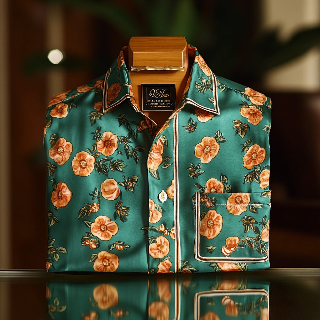 Classic style comfortable business leisure vacation long sleeve shirt