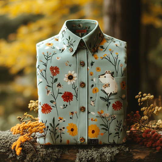 High end comfortable business leisure vacation long sleeve shirt